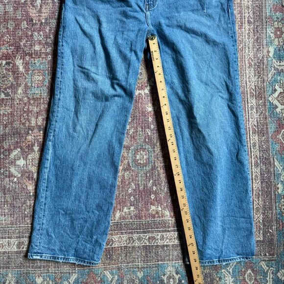 Abercrombie & Fitch Women’s The 90’s Relaxed Jean High Rise size 34- 18R - Picture 6 of 11